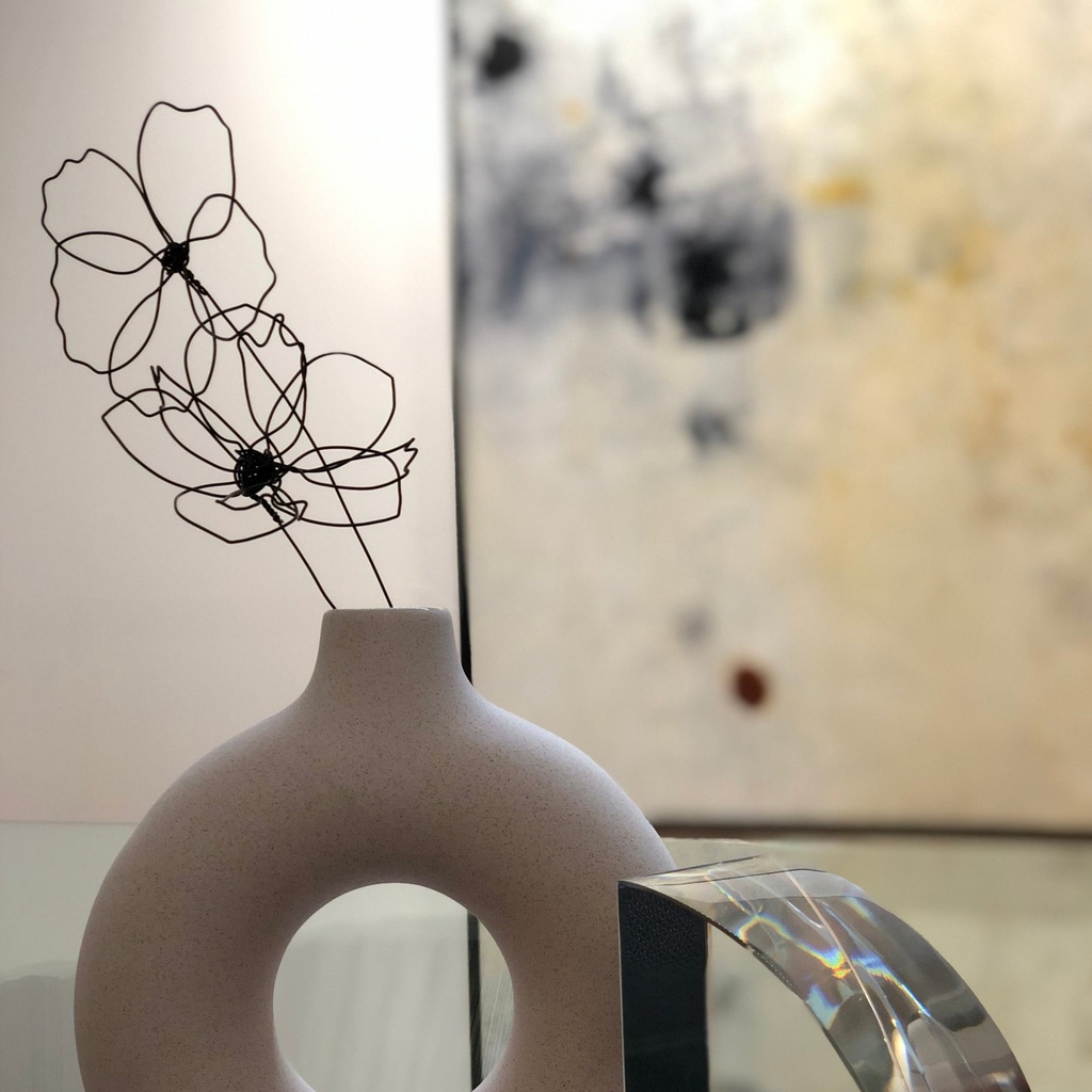 Flor decorativa Alambre