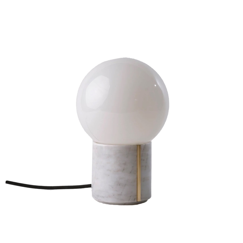 Lampara de mármol blanco