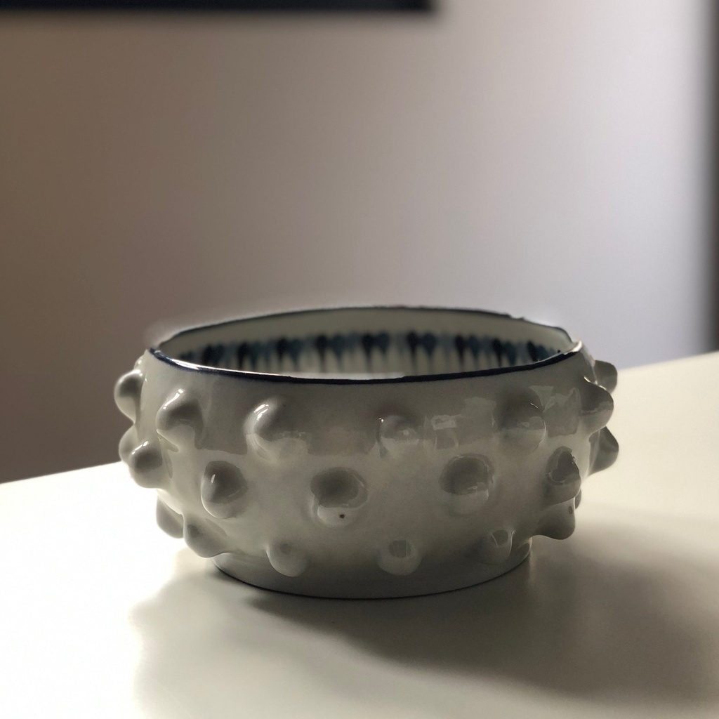 Bowl pequeño con esfera y diseño Ixchel