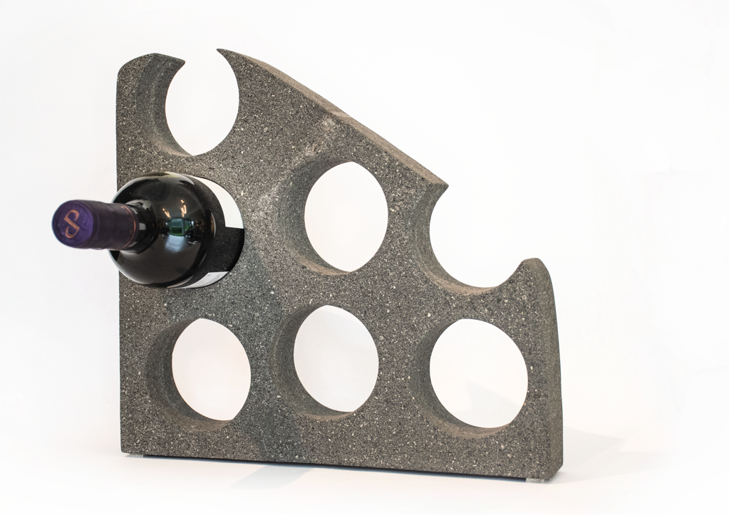 Portabotellas vertical piedra