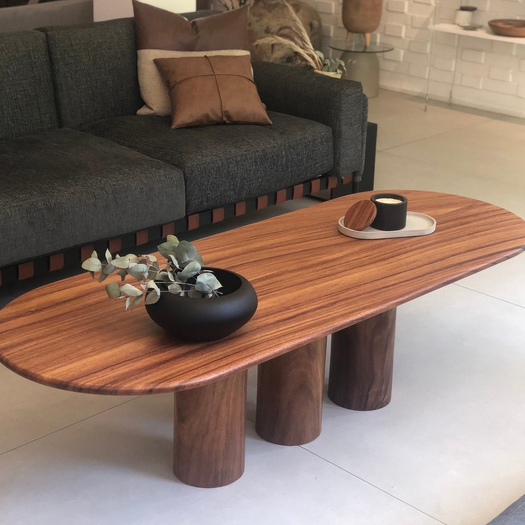 Mesa conacaste tres patas