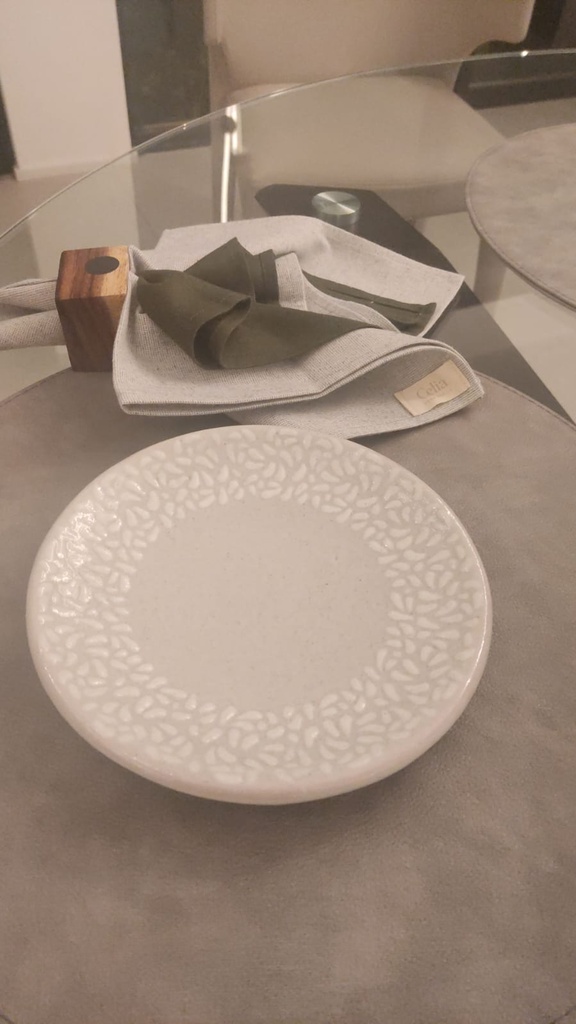 Plato Dinner con diseño talavera