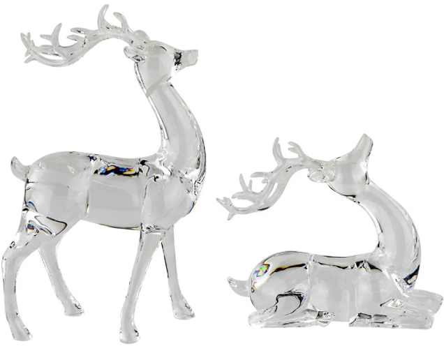 Venados de acrílico (Set de 2)