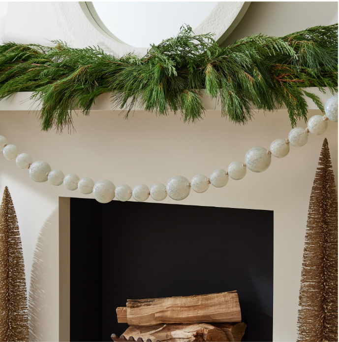 Cadena de bolitas de cristal