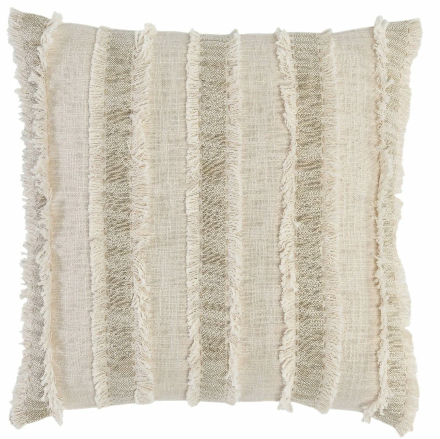 Cojín Flecos Beige