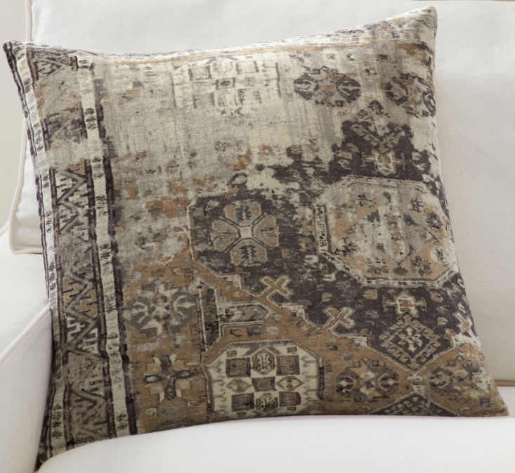 Cojín Gráfico Café y Negro