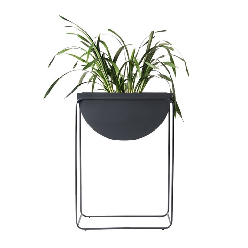 [M0034] Maceta de Fibra The half large super gray