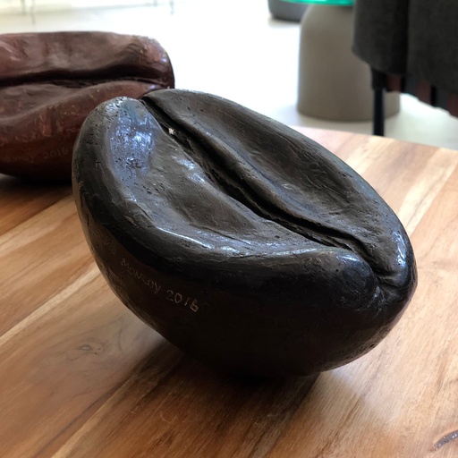 [OA0008] Obra de Arte Café de bronce - Arturo Monroy