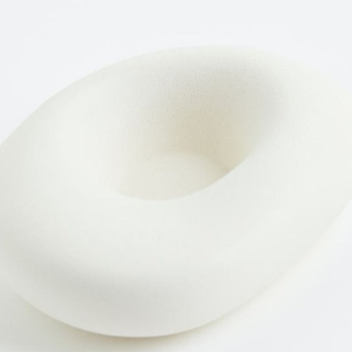 [D0076] Portavelas Irregular Blanco