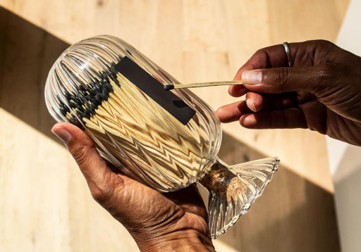 Decoración de Fósforos para chimenea