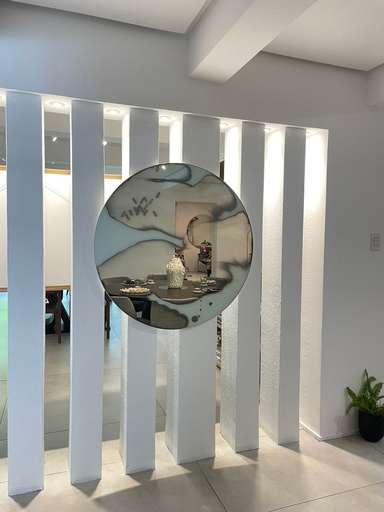 Espejo Nébula Blanco