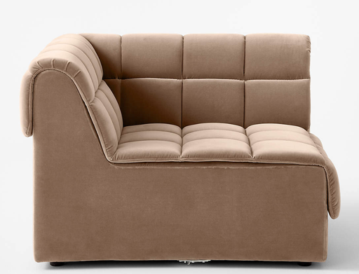 Sillón Géminis Tufted Caramelo