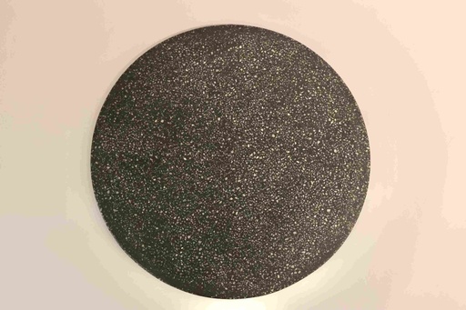 Baja Platos Lav Liso  Terrazo Negro