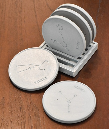 Portavasos Zodiacal Turquesa