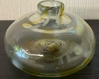 Jarrón Bajo con Granos